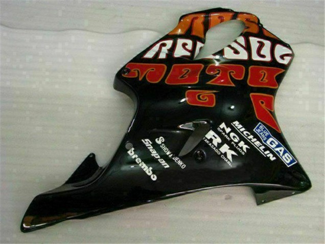 Arancia Nero Kit Carenatura Completa Honda CBR 600 F4i 2001-2003