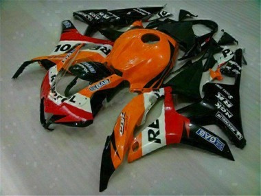 Arancia Nero Repsol Kit Carenatura Iniezione Honda CBR 600 RR 2007-2008