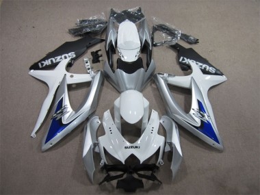 Argento Blu Bianco Carene Suzuki GSXR 600 K8 2008-2010