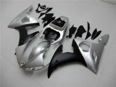 Argento Nero Kit Carena & Plastica Yamaha R6 2003-2005