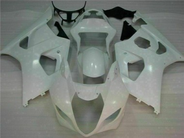 Bianco ABS Plastica & Carene Suzuki GSXR 1000 K3 2003-2004