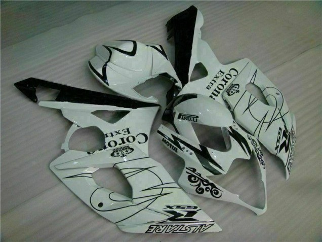 Bianco ABS Plastica Suzuki GSXR 1000 K5 2005-2006