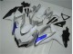 Bianco Argento Blu Carene Suzuki GSXR 600 / 750 K8 2008-2010