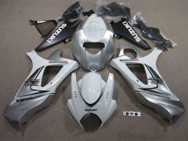 Bianco Argento Carene Suzuki GSXR 1000 K7 2007-2008