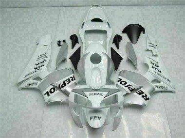Bianco Argento Repsol Carene Honda CBR 600 RR 2003-2004