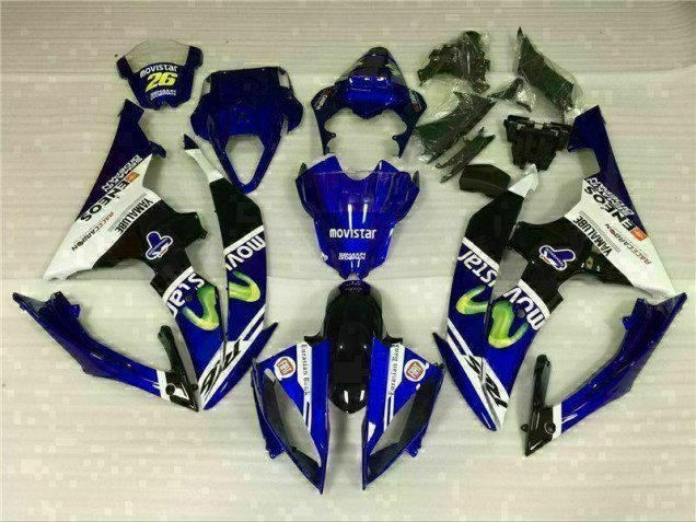 Bianco Blu ABS Kit Carenatura Yamaha R6 2008-2016