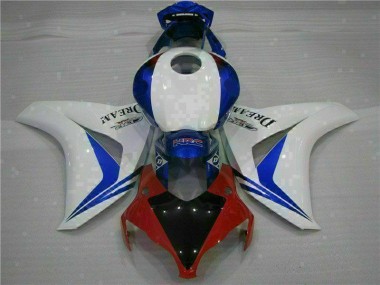 Bianco Blu ABS Kits Carenatura Honda CBR 1000 RR 2008-2011