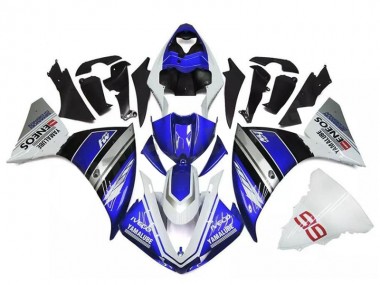 Bianco Blu Argento Carene Yamaha R1 2009-2011