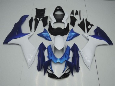 Bianco Blu Carene Suzuki GSXR 600 / 750 K11 2011-2024