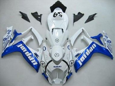 Bianco Blu Jordan Carene Suzuki GSXR 600 K6 2006-2007