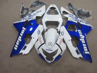 Bianco Blu Motul Carene Suzuki GSXR 600 K4 2004-2005