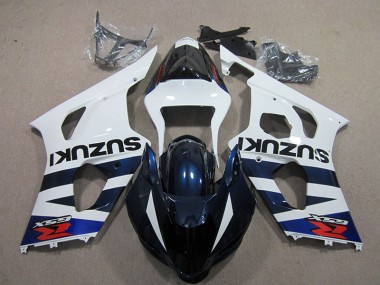 Bianco Blu Nero Decal Carene Suzuki GSXR 1000 K3 2003-2004