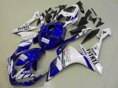 Bianco Blu Tri Colour Carene Yamaha R1 2007-2008