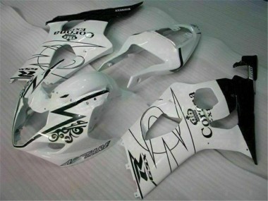 Bianco Kit Carenatura Completa Suzuki GSXR 1000 K3 2003-2004