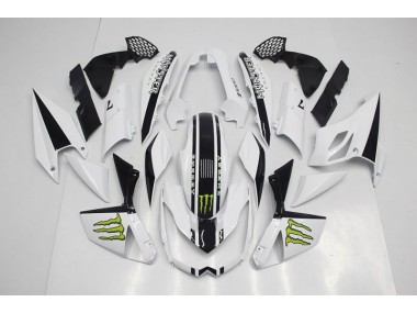 Bianco Kit Completo Carenatura ABS Kawasaki Z1000 2007-2009