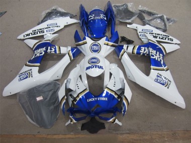 Bianco Lucky Strike Blu Motul Carene Suzuki GSXR 600 K8 2008-2010