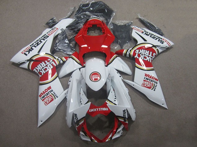 Bianco Lucky Strike Rosso Motul Carene Suzuki GSXR 600 K11 2011-2024