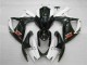 Bianco Nero ABS Kits Carenatura Suzuki GSXR 600 / 750 K6 2006-2007