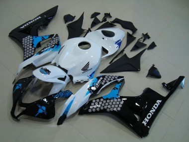 Bianco Nero Blu Carene Honda CBR 600 RR 2007-2008