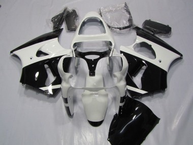 Bianco Nero Carene Kawasaki ZX6R 2000-2002