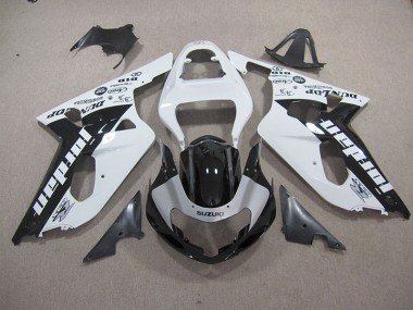 Bianco Nero Carene Suzuki GSXR 600 K1 K2 K3 2001-2003