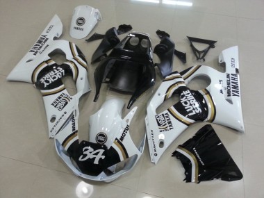 Bianco Nero Carene Yamaha R6 1998-2002