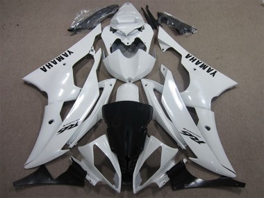 Bianco Nero Decal Carene Yamaha R6 2008-2016