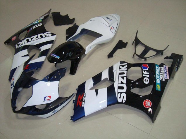 Bianco Nero Elf Carene Suzuki GSXR 1000 K3 2003-2004