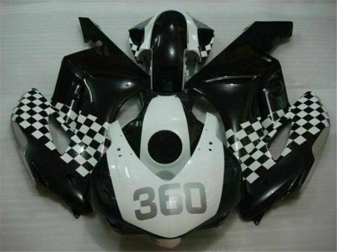 Bianco Nero Kit Carenatura Completa Honda CBR 1000 RR 2004-2005