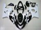 Bianco Nero Kit Carenatura Iniezione Suzuki GSXR 600 / 750 K4 2004-2005