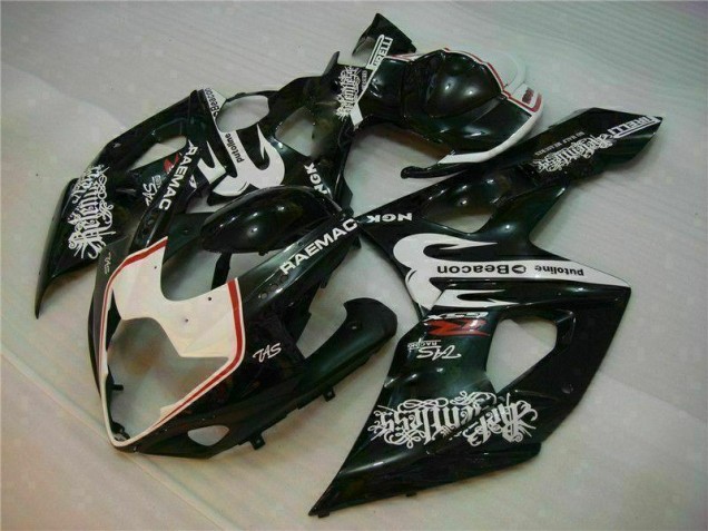 Bianco Nero Kit Carene Suzuki GSXR 1000 K5 2005-2006