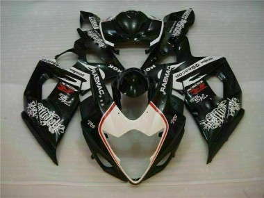 Bianco Nero Kit Carene Suzuki GSXR 1000 K5 2005-2006