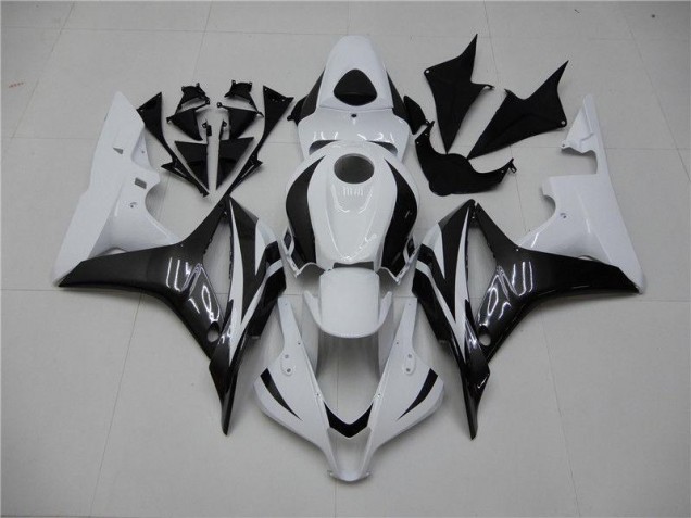 Bianco Nero Kits Carenatura Completa Honda CBR 600 RR 2007-2008