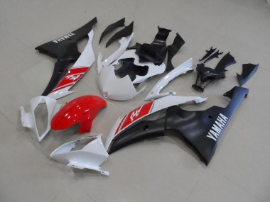 Bianco & Nero Opaco Carene Yamaha R6 2008-2016