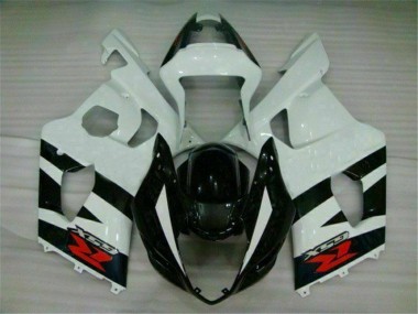 Bianco Nero Plastica Suzuki GSXR 1000 K3 2003-2004