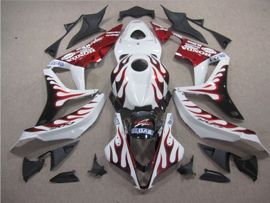 Bianco Rosso Fiamma Squalo Carene Honda CBR 1000 RR 2004-2005