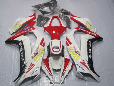 Bianco Rosso Silkolene Carene Kawasaki ZX10R 2011-2015