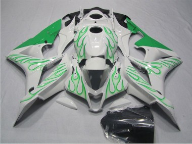 Bianco Verde Fiamma Carene Honda CBR 600 RR 2007-2008