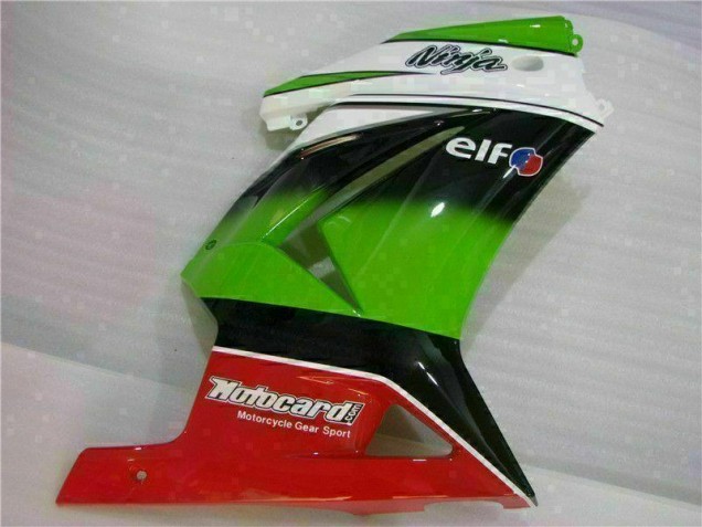 Bianco Verde Nero Ninja Carene Kawasaki EX250 2008-2012