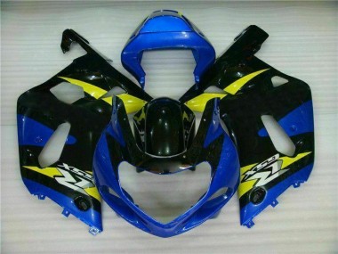 Blu ABS Plastica & Carene Suzuki GSXR 600 / 750 K1 K2 K3 2001-2003