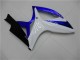 Blu Bianco ABS Kit Carenatura Suzuki GSXR 600 / 750 K6 2006-2007