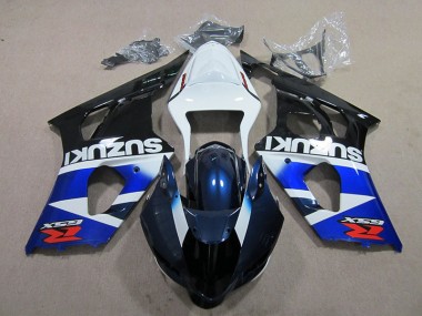 Blu Bianco Decal Kit Carene Suzuki GSXR 1000 K3 2003-2004