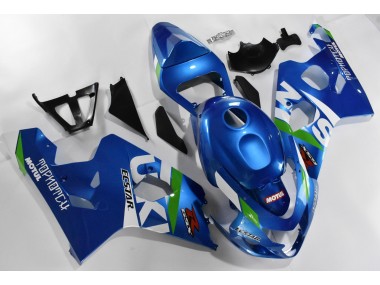 Blu Bianco Kit Carene Completa Suzuki GSXR 600 / 750 K4 2004-2005