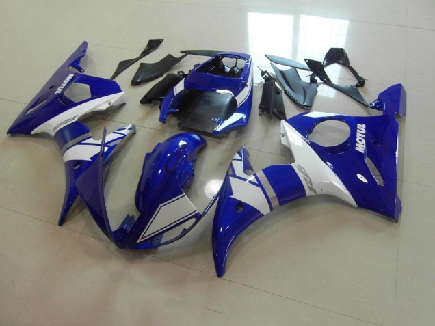 Blu Bianco Kit Completo Carenatura ABS Yamaha R6 2003-2005