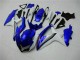 Blu Bianco Kits Carenatura Completa Suzuki GSXR 600 / 750 K8 2008-2010