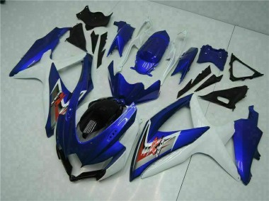 Blu Bianco Kits Carenatura Suzuki GSXR 600 / 750 K8 2008-2010