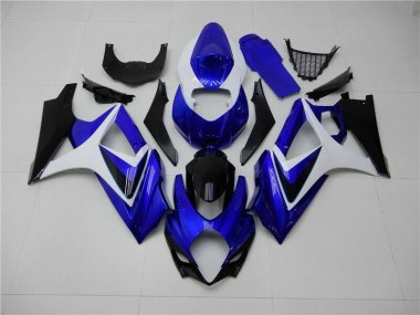 Blu Bianco Nero Carene Suzuki GSXR 1000 K7 2007-2008