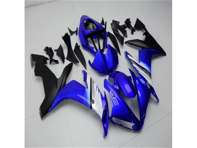 Blu Bianco Nero Kits Carenatura Iniezione Yamaha R1 2004-2006