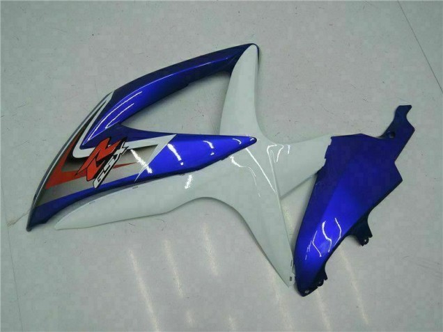 Blu Bianco Plastica Suzuki GSXR 600 / 750 K8 2008-2010