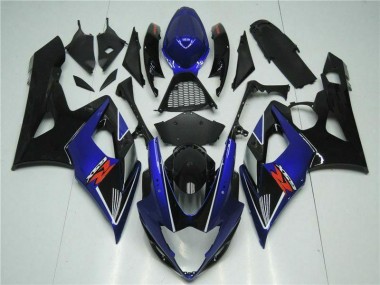 Blu Nero ABS Kits Carena Suzuki GSXR 1000 K5 2005-2006